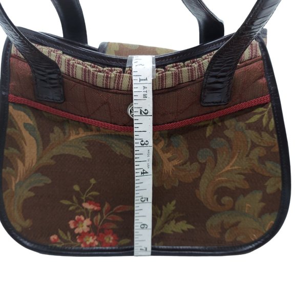 Brighton Fabric Floral / Leaf Pattern Purse - Picture 9 of 16